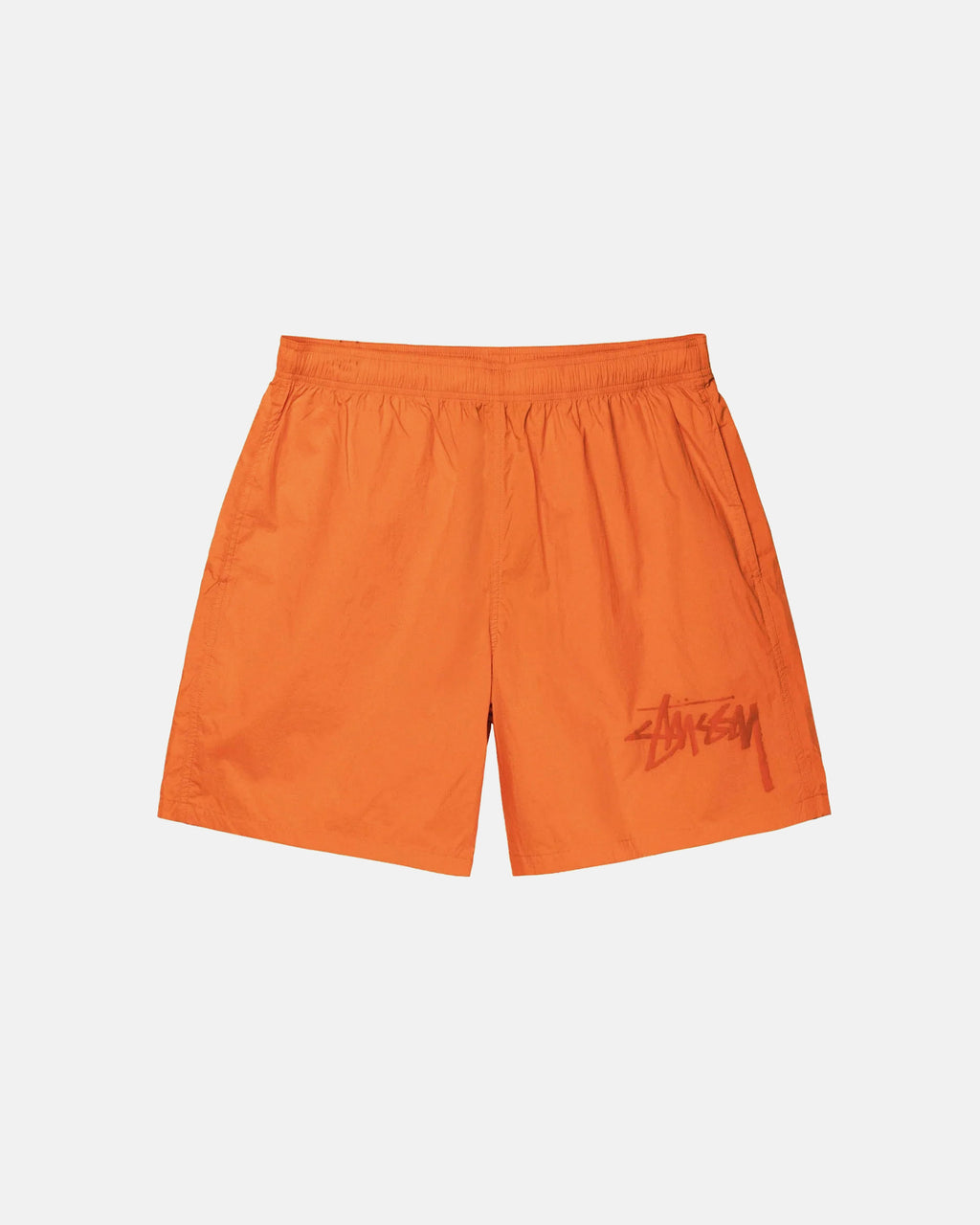 Hot Deals Stussy Shorts - Orange Big Stock Nylon